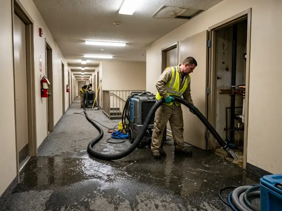 multi-unit-apartment-hallway-f-005 — frequently asked questions, Emergency Burst Pipe Water Extraction & Removal in West Pit…